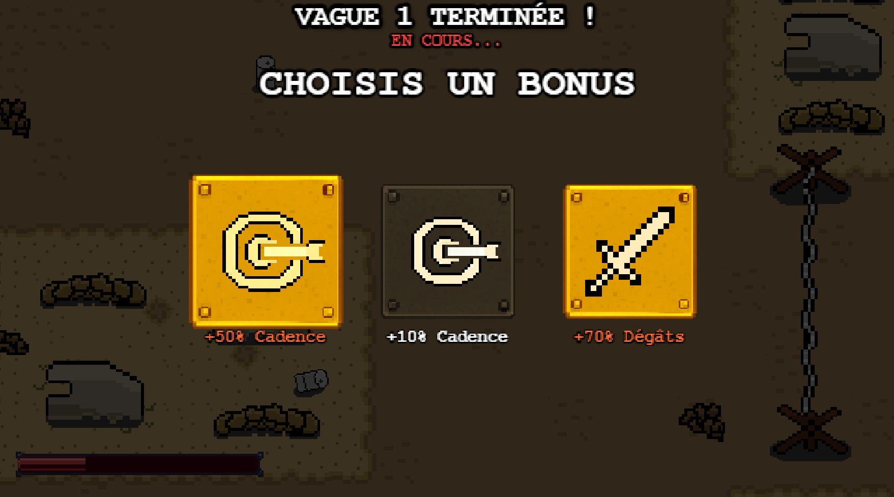 Trench Hero Title Screen