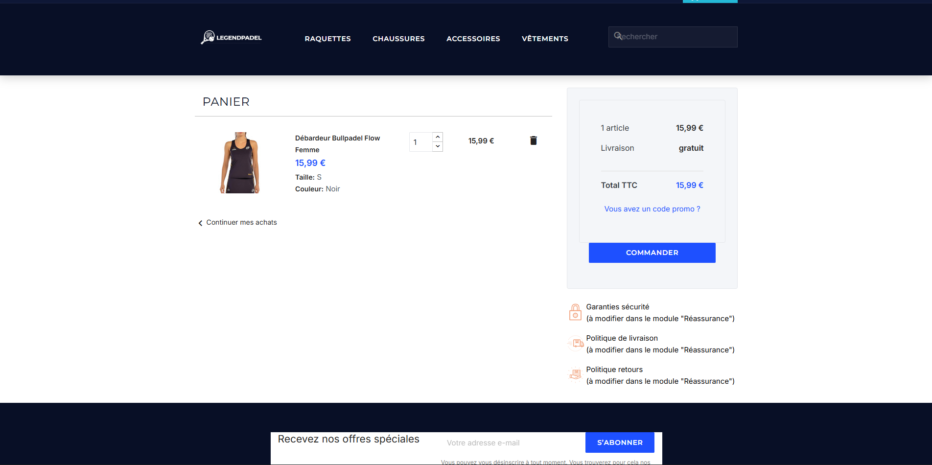 Prestashop Produit